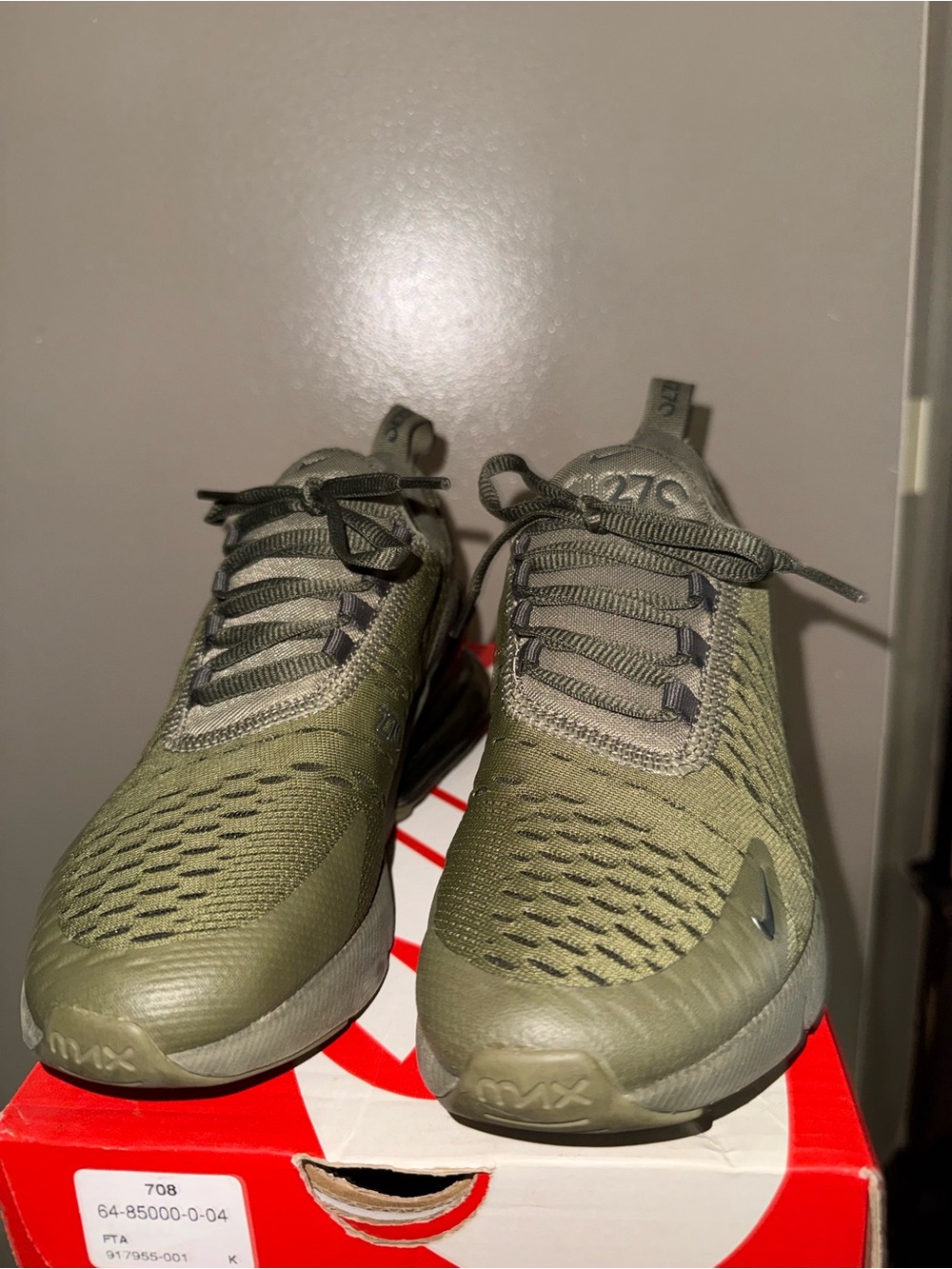 Nike Men's Air Max 270 Sneakers - Olive Green